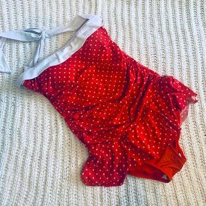 Ralph Lauren Vintage style swimsuit 🥰 Poka Dots